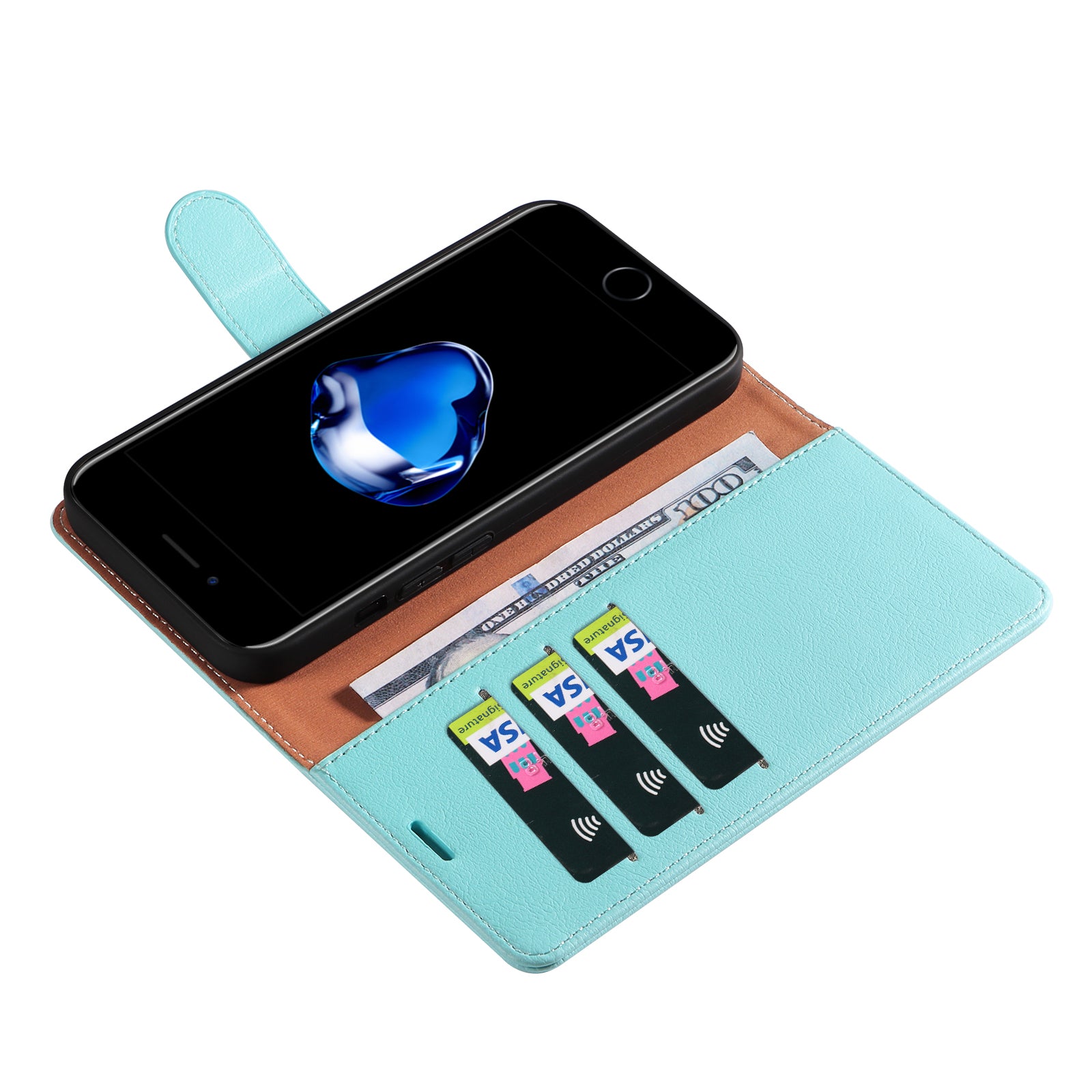 Protective Phone Case For iPhone 7 4.7 inch 8 4.7 inch SE (2020) SE (2022) Shockproof RFID Blocking Flip Leather Phone Cover with Wallet Stand Protective Phone Case For iPhone 7 4.7 inch 8 4.7 inch SE (2020) SE (2022) Shockproof RFID Blocking Flip Leather Phone Cover with Wallet Stand